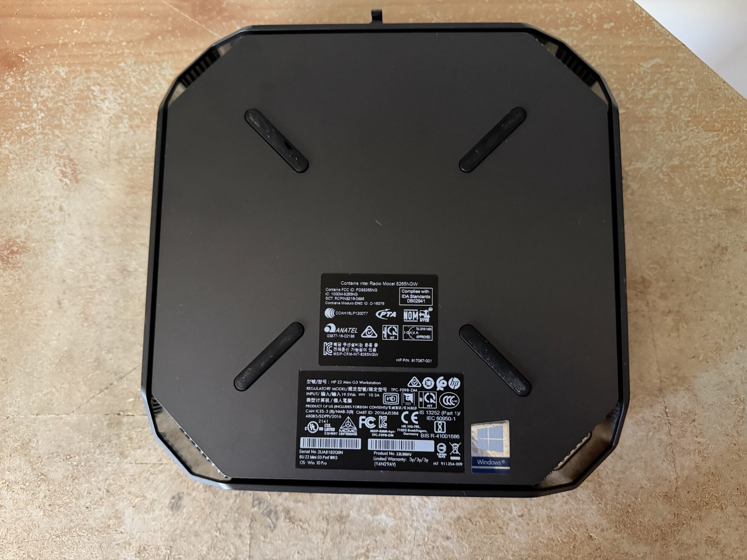 HP Z2 Mini G3 Workstation- Intel i7-7700U, 32GB RAM, 500GB SSD, Win11 (used) - Image 9