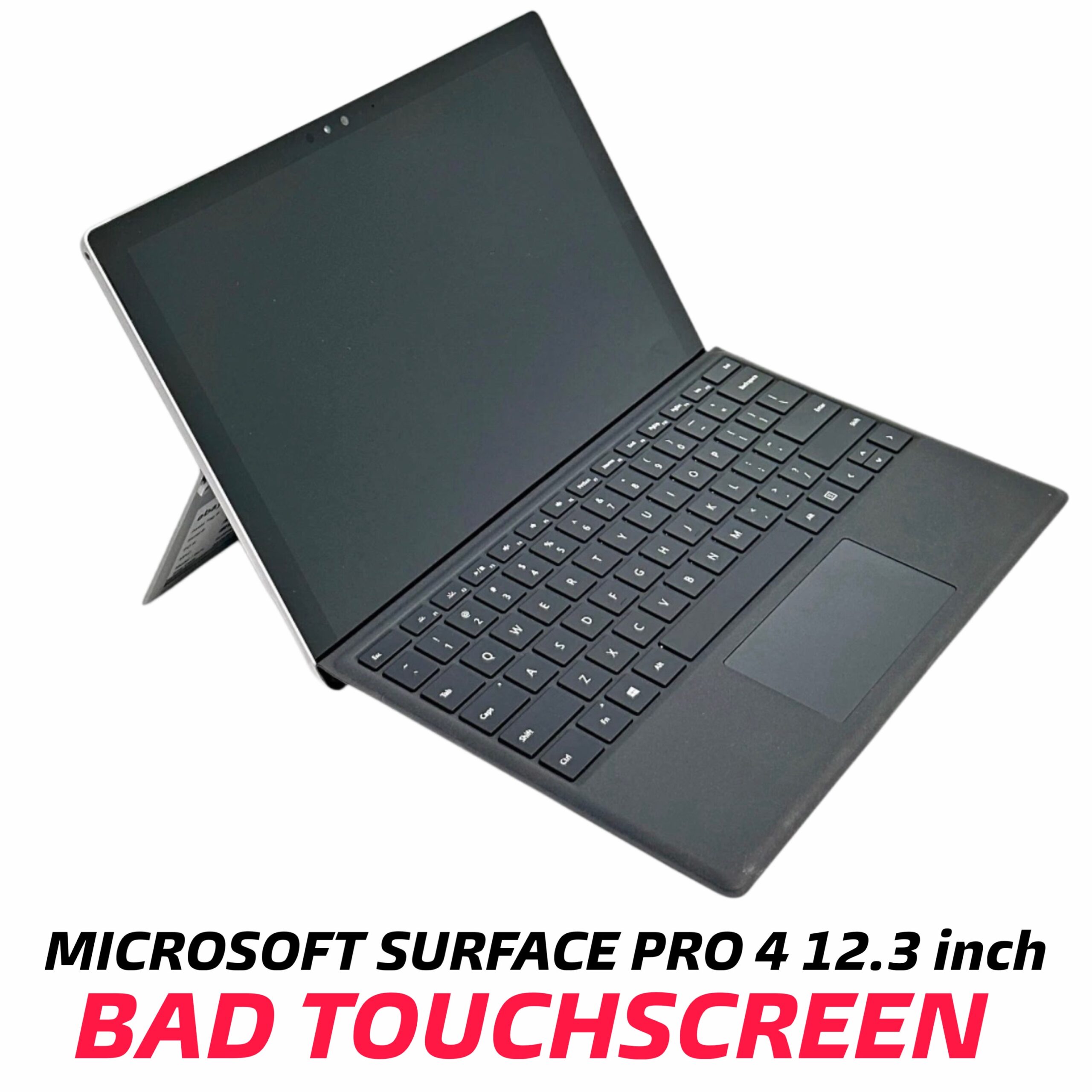 Microsoft Surface Pro 4 12.3 inch (Bad Touchscreen) - Intel Core i5-6300U, 8GB RAM, 256GB SSD, Win11