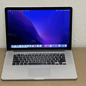 Apple Macbook Pro 15" Mid 2015 Retina, Core i7 2.2GHz 16GB, 256GB SSD, OSX Monterey