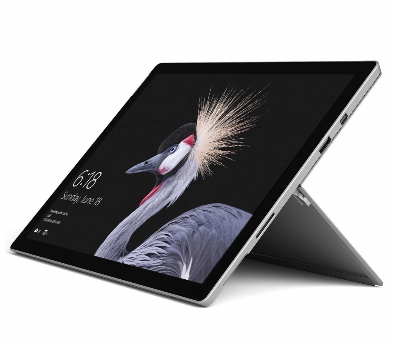 Microsoft Surface Pro 5 1796 Silver 12.3" Core i5-7300U 8GB RAM 256GB Win 11 Pro (Tablet Only)