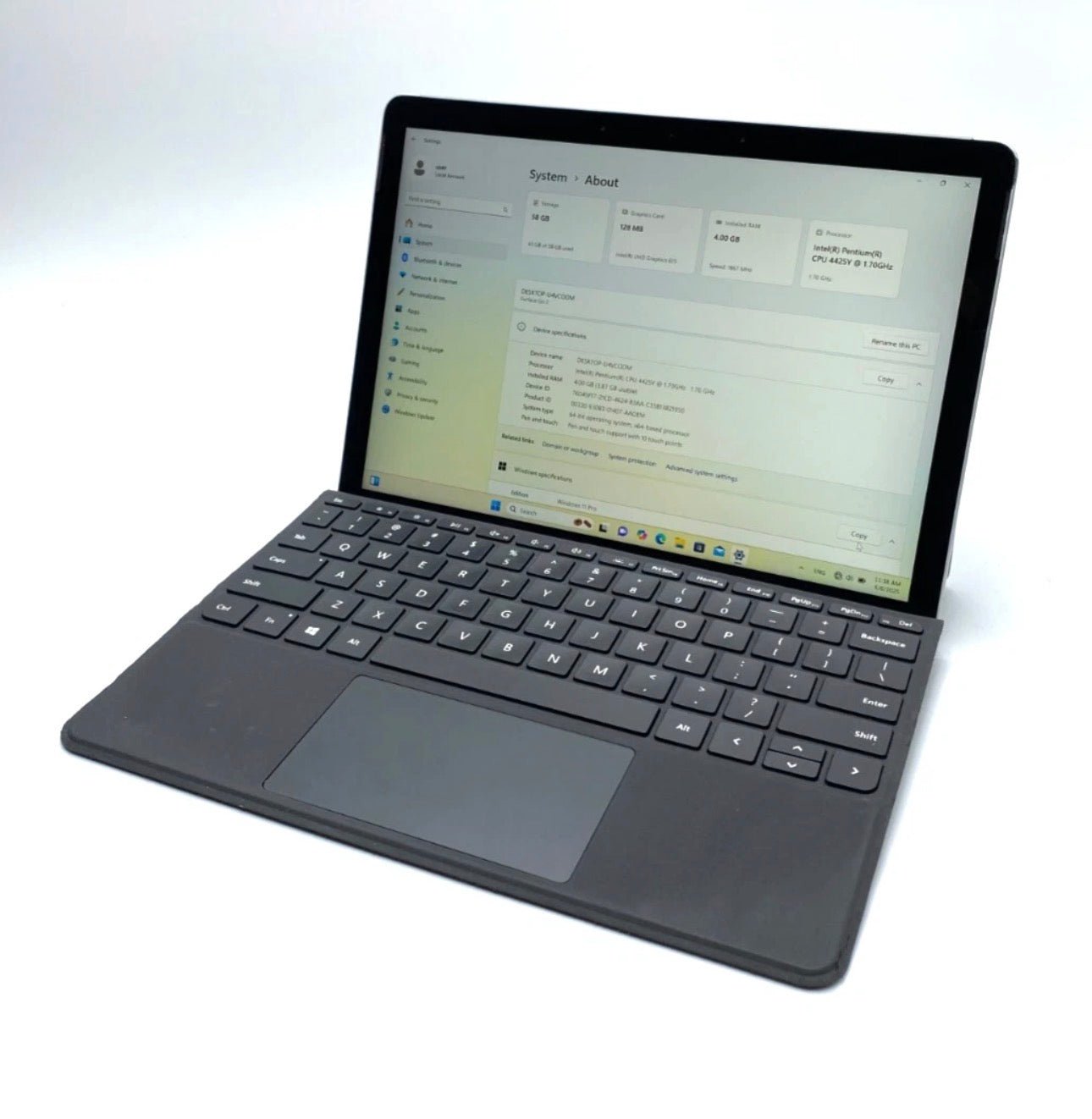 Microsoft Surface Go 2 10.5-inch Intel Pentium Gold 4GB RAM 64GB SSD (Used) - Image 2