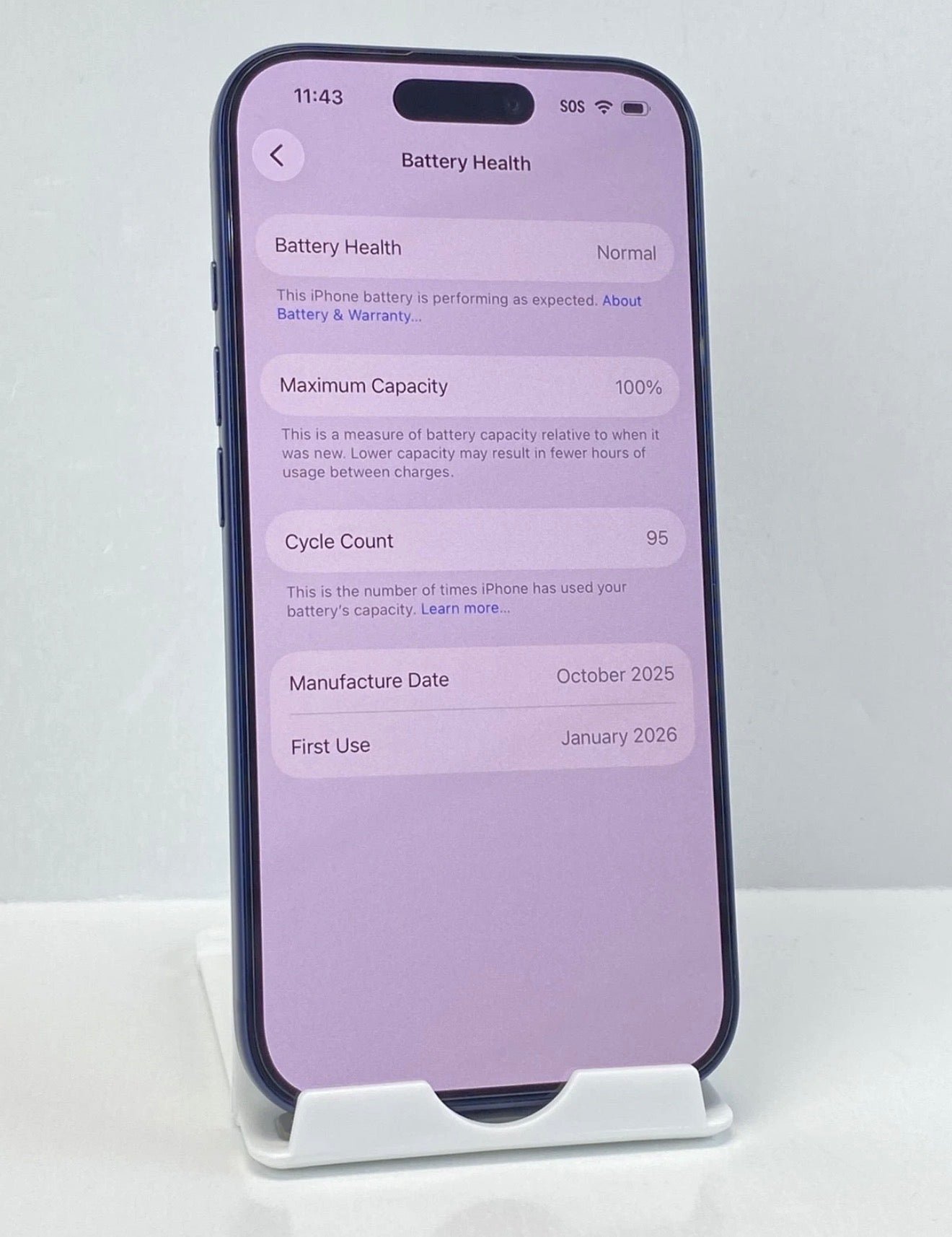 Open-Box Apple iPhone 17 Pro A3256 1TB Deep Blue eSIM Unlocked - Image 2