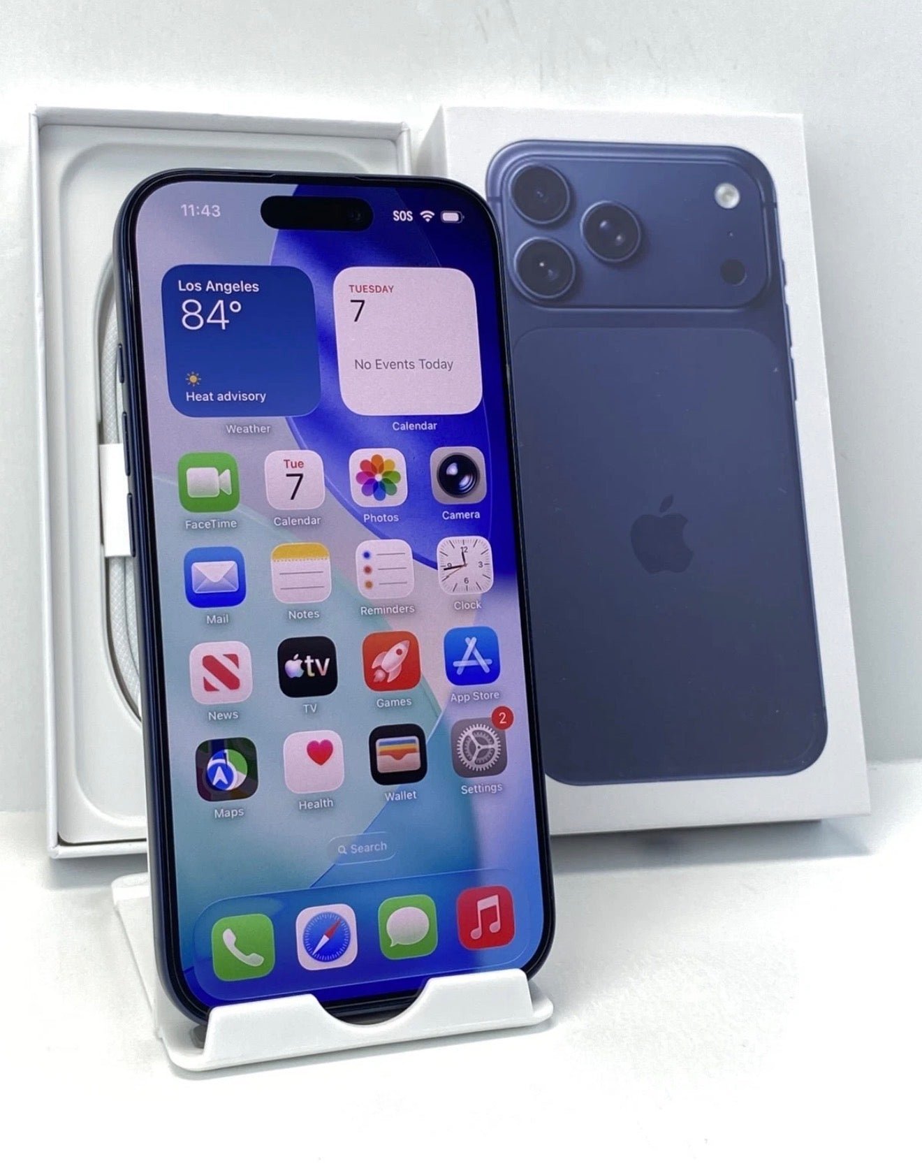 Open-Box Apple iPhone 17 Pro A3256 1TB Deep Blue eSIM Unlocked
