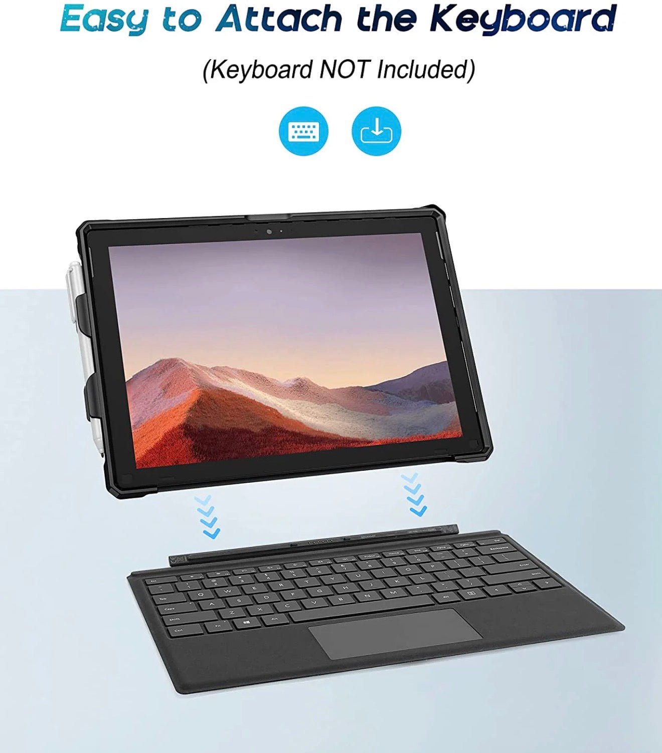 Kensington BlackBelt 2nd Degree Rugged Case for Surface Pro 4 /5/6/7 - Image 6