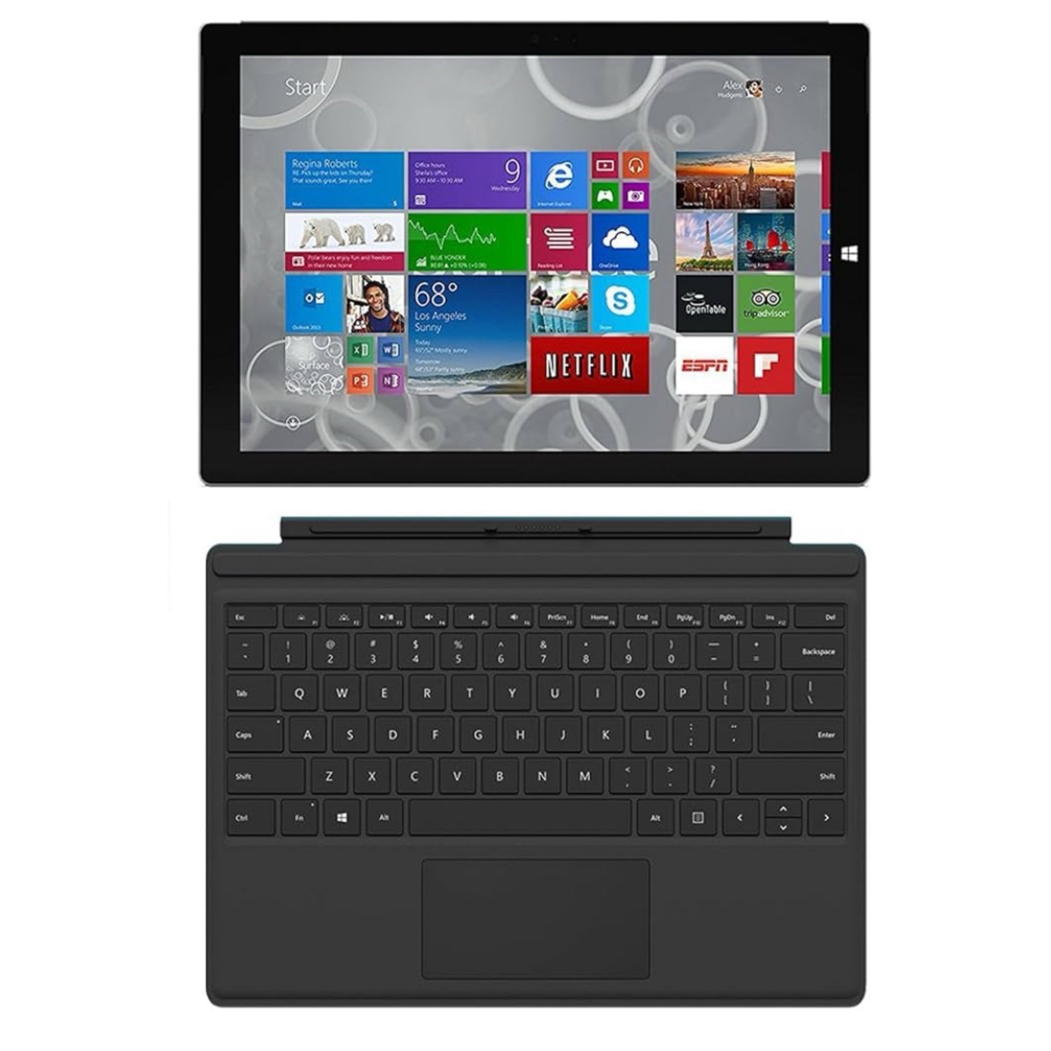 Microsoft Surface Pro 3 - Intel Core i5 4300U 2.50GHz, 4GB DDR3, 128GB SSD, Windows 10